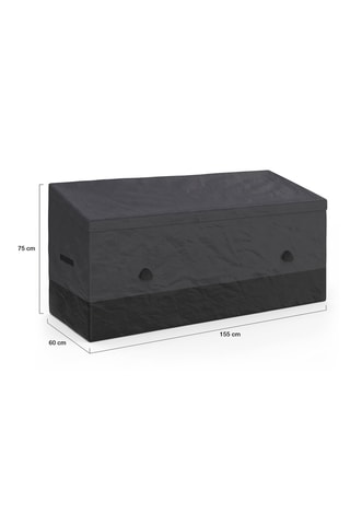 Coffre de rangement extérieur avec bâche - 600 l