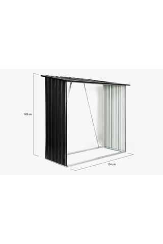 Abri-bûches - 2 m²