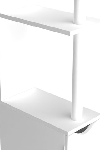 Meuble WC 2 portes - Blanc