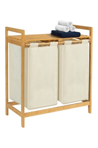 Panier à linge en bambou Maya - Beige