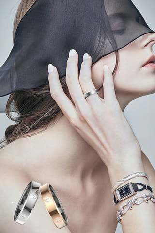 Bague connectée Mogie - Modèle Venus - Doré rose - Taille 10