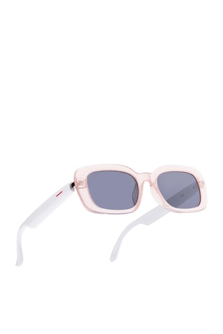 Lunettes de soleil connectées Mogie - Modèle Mira - Bluetooth - Blanc et rose clair