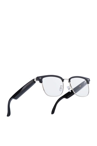 Lunettes connectées Mogie - Modèle Vega - Bluetooth - Argenté et noir