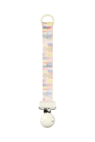 Speenkoord Pastel Braids - Poederroze en Geel