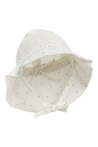 Bobhoedje Tender Blue Dew - Wit en Lichtblauw