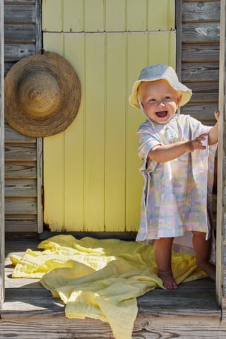 Deken Sunny Day - Geel - 120 x 120 cm