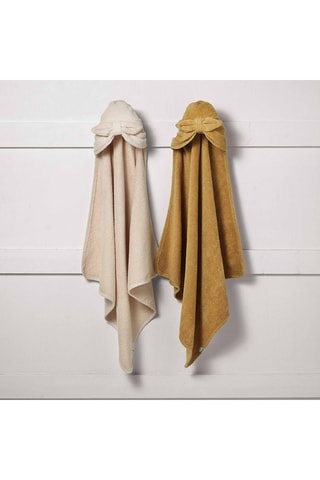 Badcape met Capuchon Gold - Mosterdgeel