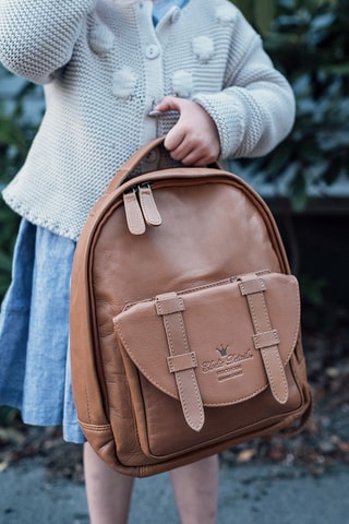 Leren Rugtas - Camel