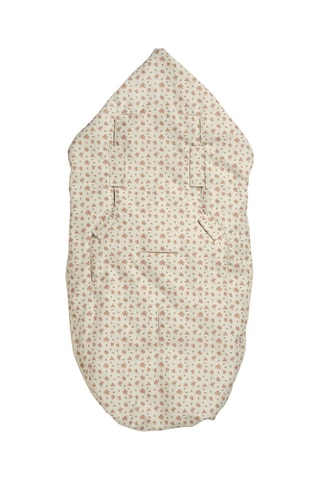Trappelzak - Autumn Rose - Ecru en Koraalrood - 0 t/m 6 maanden - 86 x 45 cm