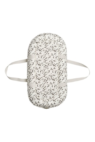 Nid bébé portable Dalmatian Dots - Blanc et noir - Jusqu'à 9 kg