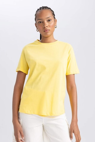 T-shirt regular - Amarelo
