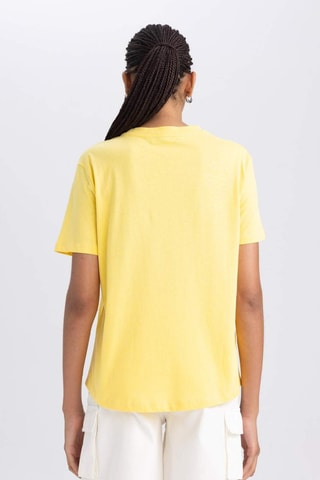 T-shirt regular - Amarelo