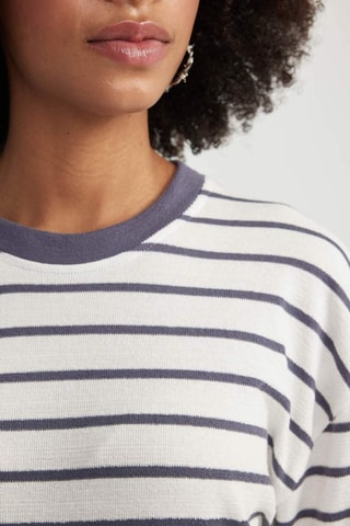 T-shirt - Branco e cinzento