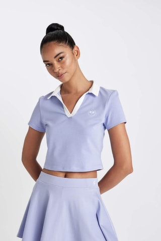 Crop top regular - Malva