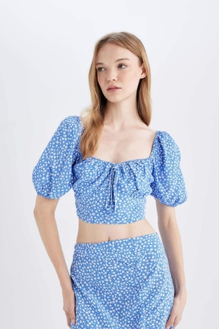 Crop top - Azul