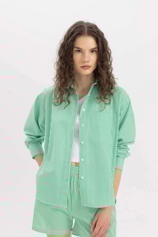 Camisa oversize - Verde
