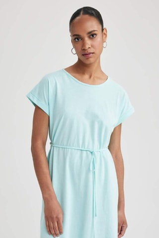 Vestido direito - Azul-claro