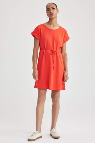 Vestido direito - Laranja