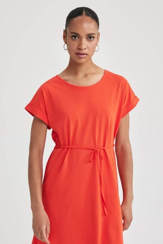 Vestido direito - Laranja