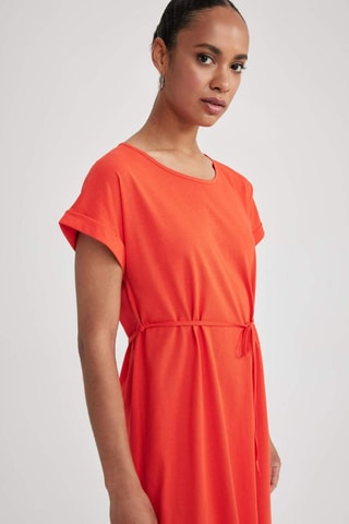 Vestido direito - Laranja