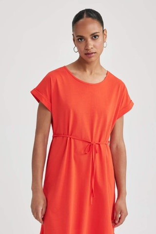 Vestido direito - Laranja