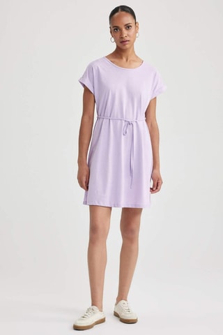Vestido direito - Malva