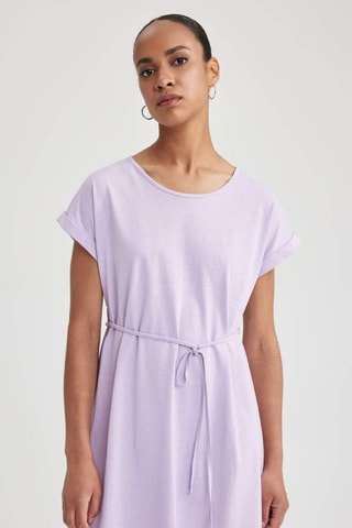 Vestido direito - Malva