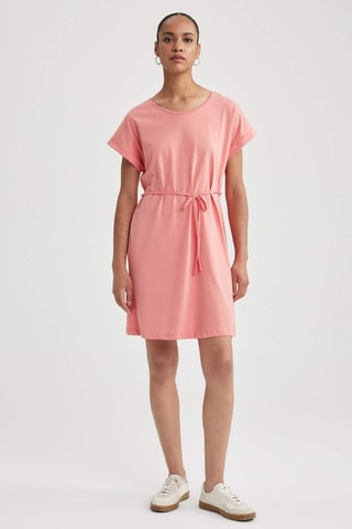 Vestido direito - Salmão
