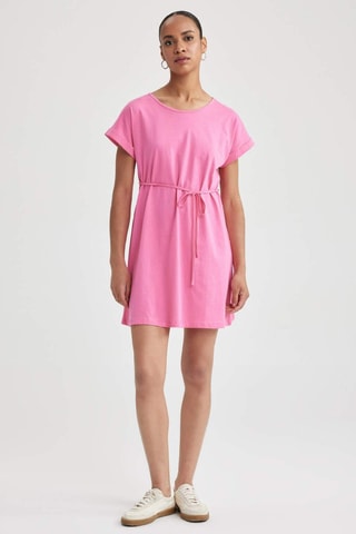 Vestido direito - Rosa