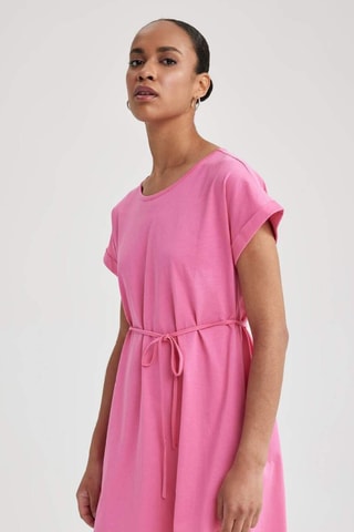Vestido direito - Rosa