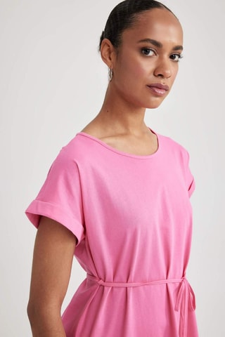 Vestido direito - Rosa