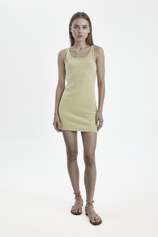 Vestido justo - Caqui