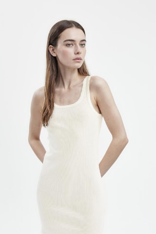 Vestido justo - Cru