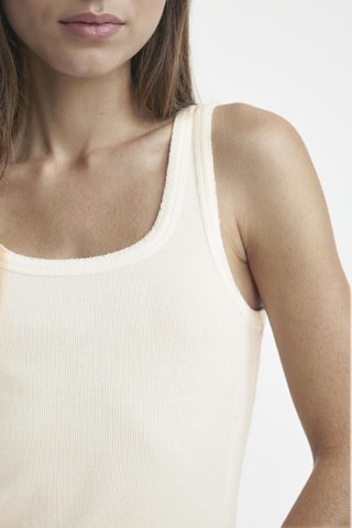 Vestido justo - Cru