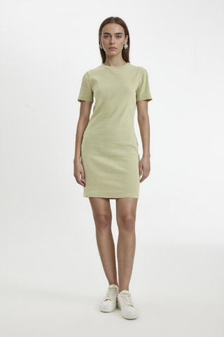 Vestido curto - Verde-claro