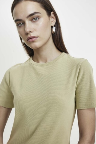 Vestido curto - Verde-claro
