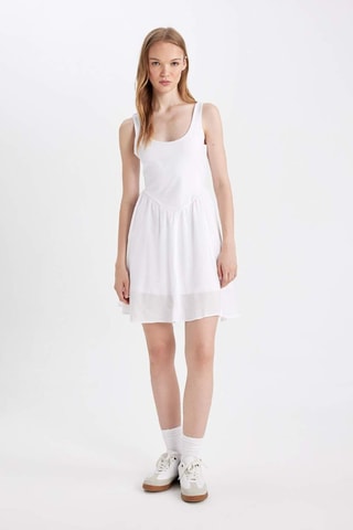 Vestido estilo patinadora - Branco