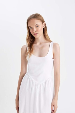 Vestido estilo patinadora - Branco