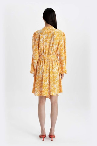 Vestido-camisa - Laranja