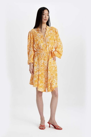 Vestido-camisa - Laranja