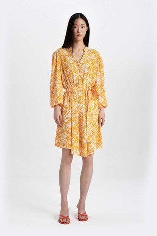 Vestido-camisa - Laranja