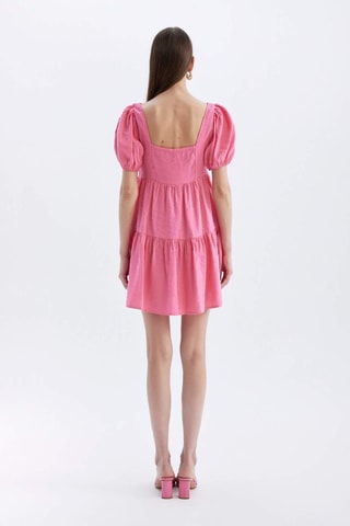 Vestido trapézio - Rosa