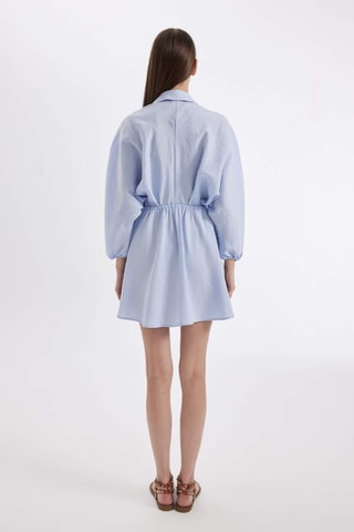 Vestido estilo patinadora - Azul-claro