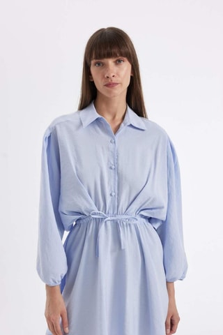 Vestido estilo patinadora - Azul-claro