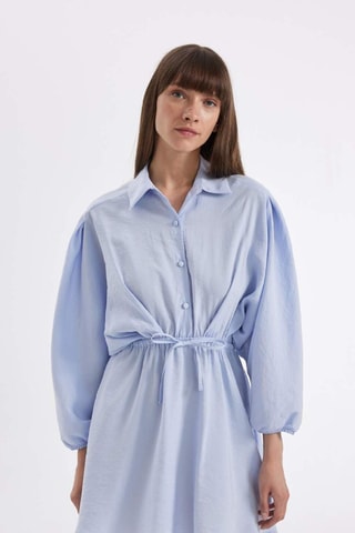 Vestido estilo patinadora - Azul-claro