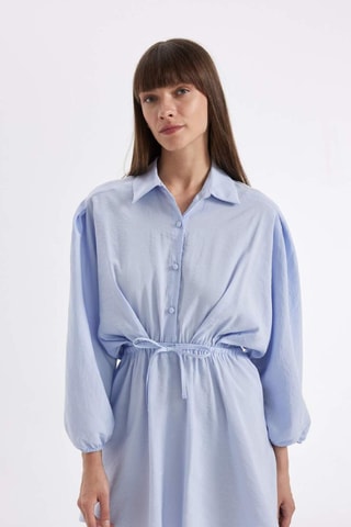 Vestido estilo patinadora - Azul-claro