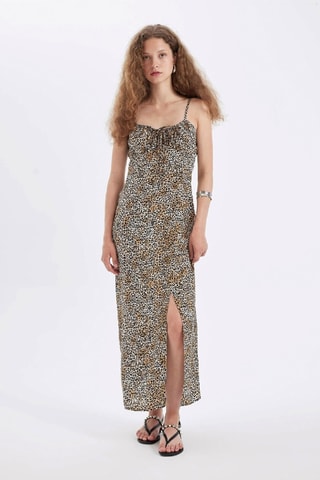 Vestido comprido - Bege