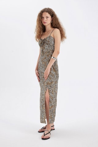 Vestido comprido - Bege
