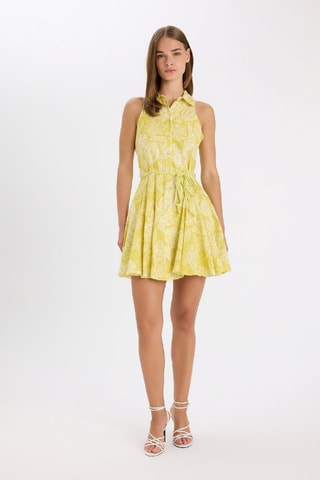 Vestido estilo patinadora - Amarelo