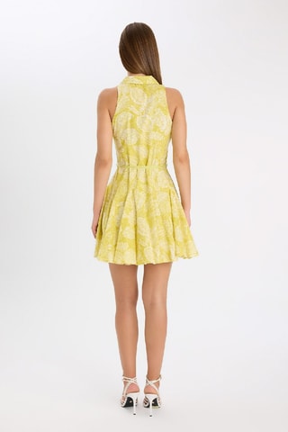 Vestido estilo patinadora - Amarelo